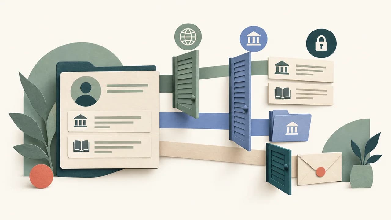 Controles físicos separam dados públicos, informações restritas a organizações confiáveis e conteúdo privado.