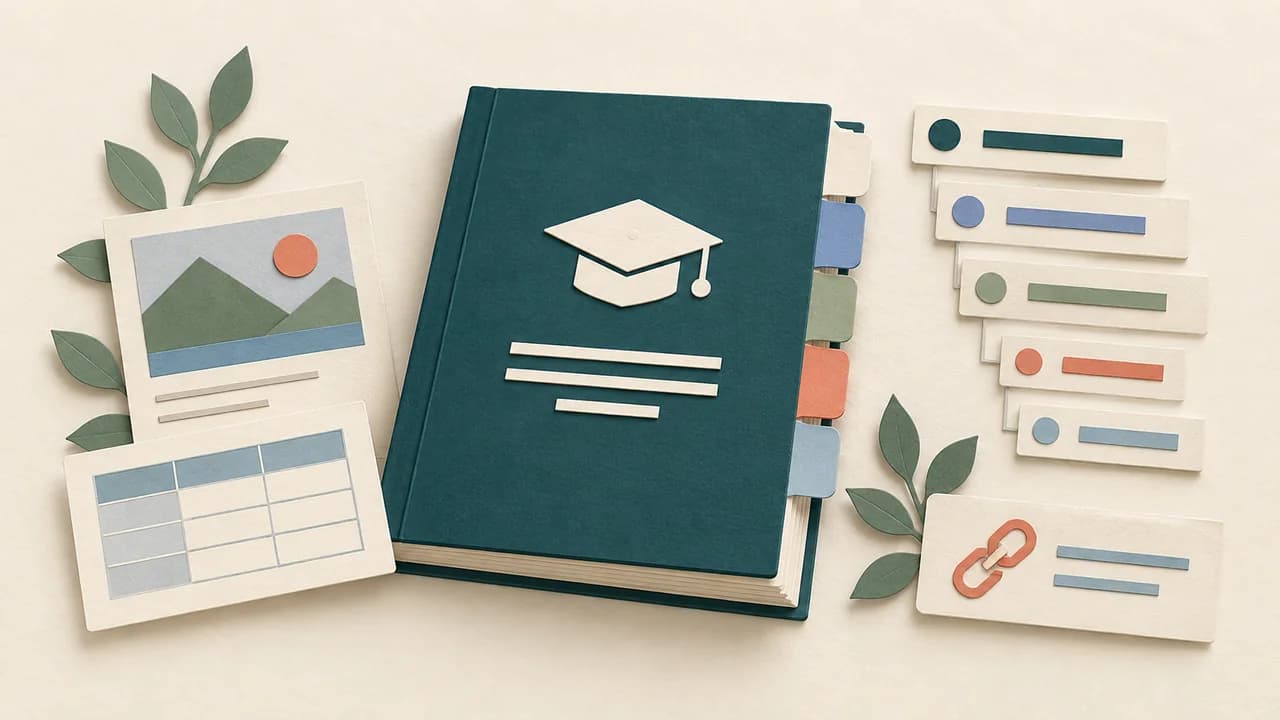 Manuscrito acadêmico oferece caminhos de navegação por títulos, tabelas e descrições alternativas