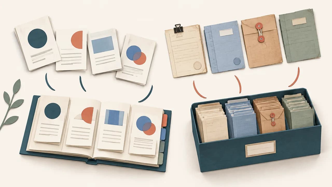 Artigos analíticos e documentos institucionais seguem percursos diferentes ao investigar o mesmo tema.