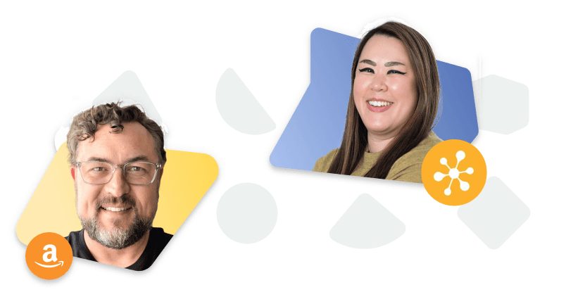 Duas pessoas experientes em áreas diferentes