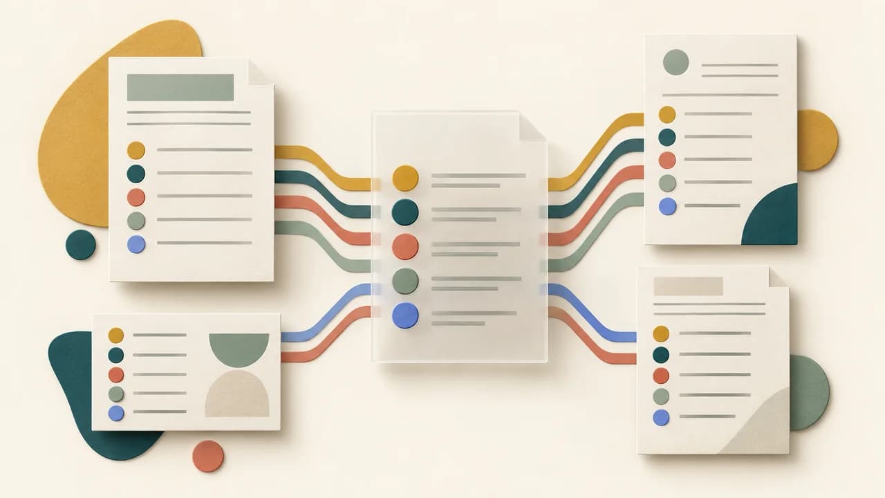 Informações de autores, entidades, natureza da relação e financiamento são reconciliadas em uma declaração única e verificável.