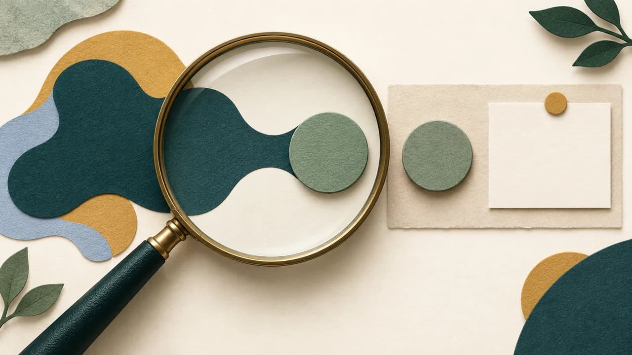 Uma lente examina a passagem entre uma pergunta abstrata e uma medida concreta organizada em um quadro físico.